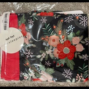 Little sleepies womens poinsettia